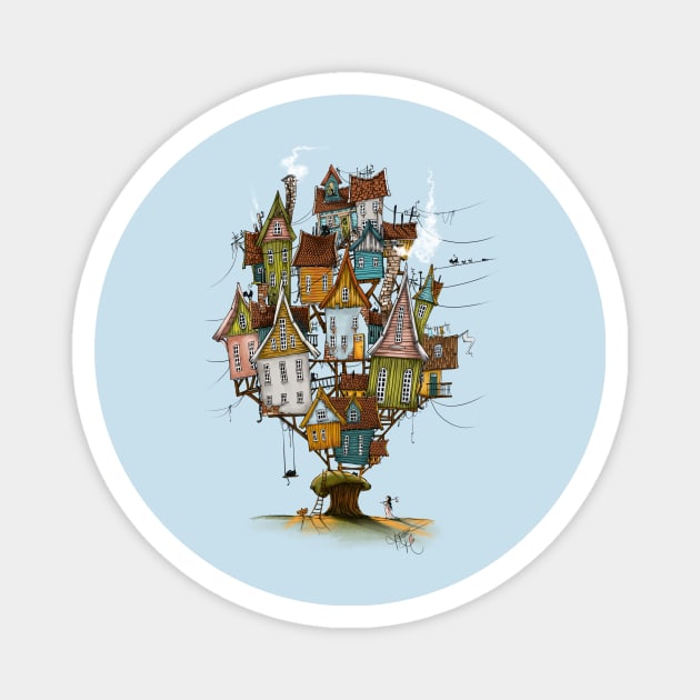 House on little hill Magnet by LadyKikki